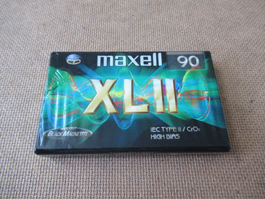 Maxell XLII 90 cassettebandje, nieuw in verpakking, Cd's en Dvd's, Cassettebandjes, Verzenden, Overige genres, 1 bandje, Nieuw in verpakking