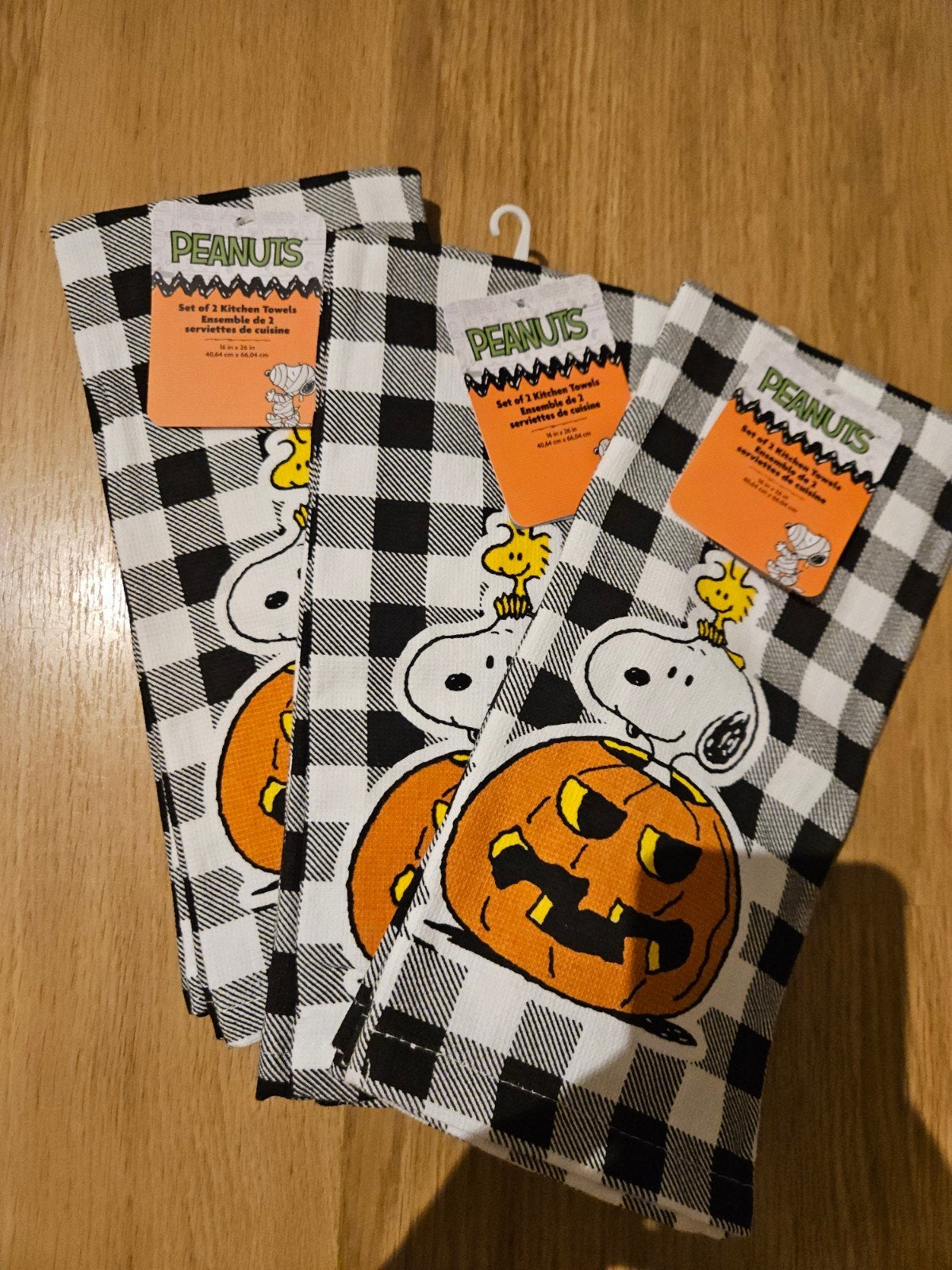 3x2 nieuwe keukendoeken snoopy peanuts, Ophalen of Verzenden, Nieuw