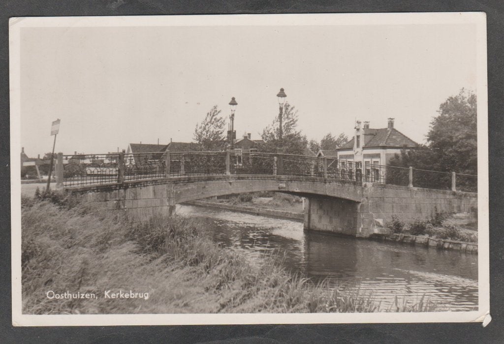 oosthuizen kerkebrug, Verzenden, 1940 tot 1960, Gelopen, Noord-Holland