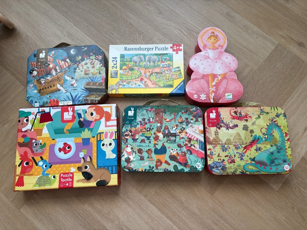 Djeco janod puzzels, Ophalen of Verzenden, 10 tot 50 stukjes, Nieuw, 4 tot 6 jaar