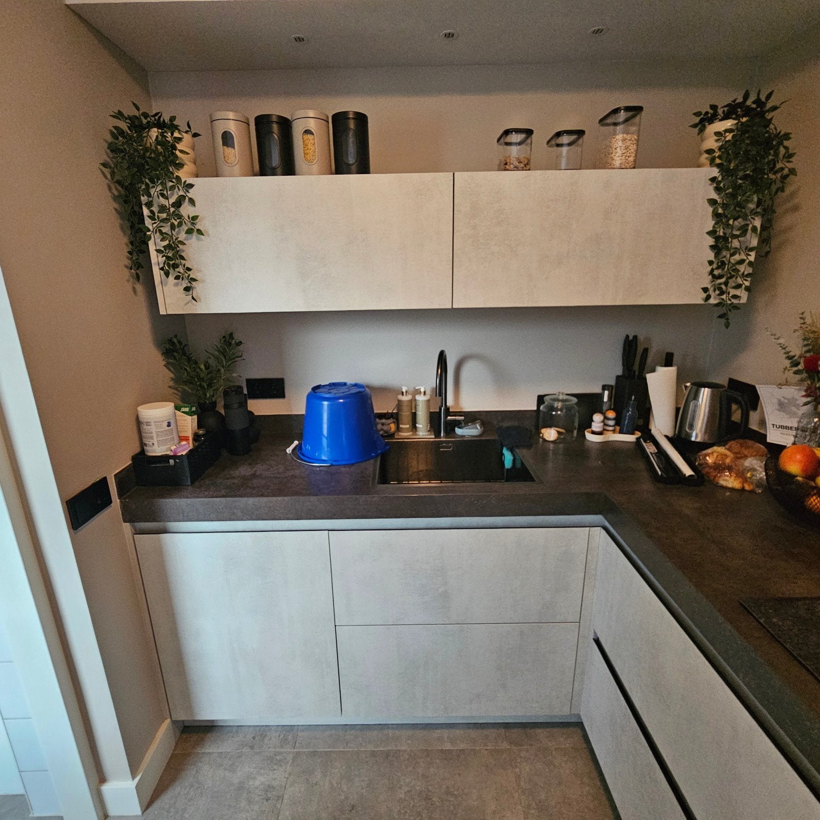Complete L-keuken 2,8 x 2,1 m, Ophalen, Gebruikt