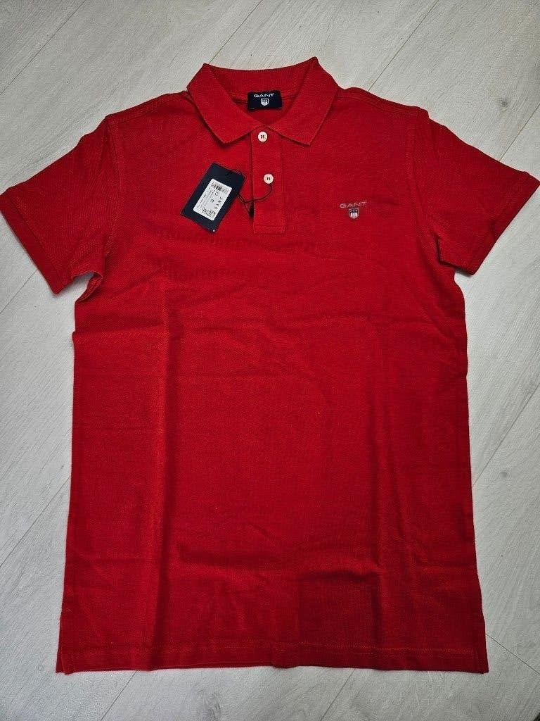 Nieuw GANT polo shirt maat M rood Regular fit, Maat 48/50 (M), GANT, Nieuw, Ophalen of Verzenden