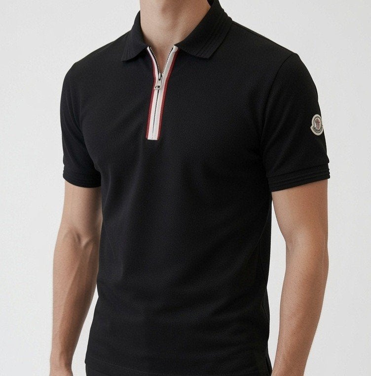Moncler polo, Kleding | Heren, Ophalen of Verzenden, Nieuw, Zwart