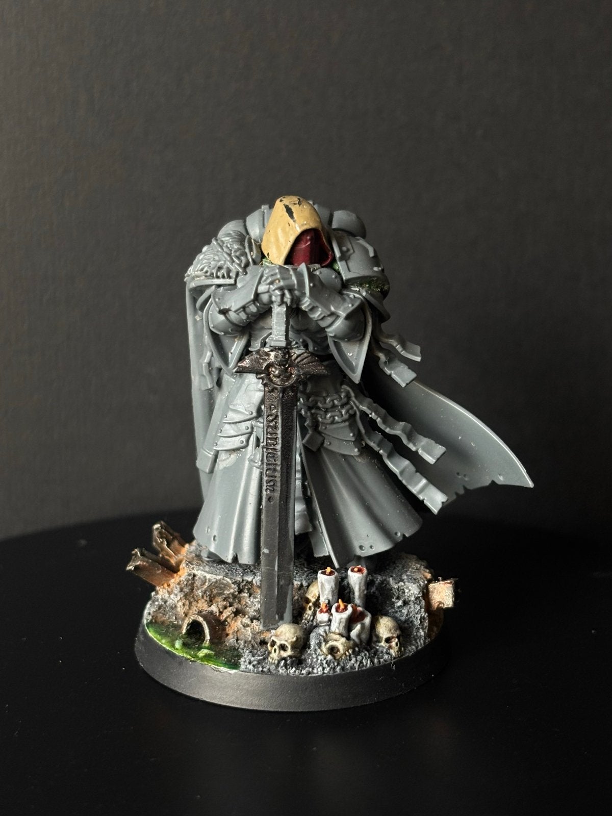 Warhammer 40K Kitbashed Judicar met Custom Base, Hobby en Vrije tijd, Ophalen of Verzenden, Zo goed als nieuw, Warhammer 40000