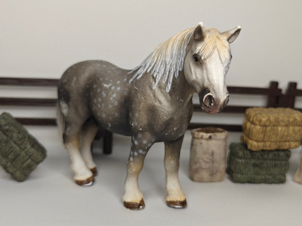 Schleich Percheron hengst 13623, Ophalen of Verzenden, Gebruikt