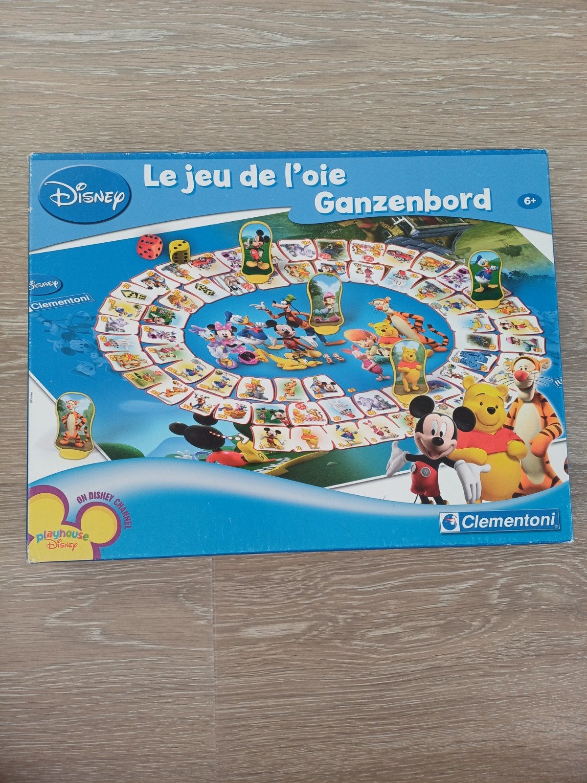 Disney Ganzenbord, Hobby en Vrije tijd, Drie of vier spelers, Ophalen, Gebruikt, Clementoni
