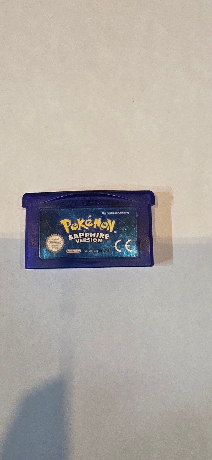 Pokemon Sapphire Version - Game Boy Advance (GBA), Gebruikt, 1 speler, Ophalen of Verzenden, Role Playing Game (Rpg)