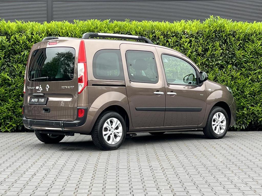 Renault Kangoo Family Rolstoelauto 1.2 TCe, CLIMATE-CONTROL,, Auto's, Renault, Parkeersensor, Stof, Gebruikt, 1295 kg