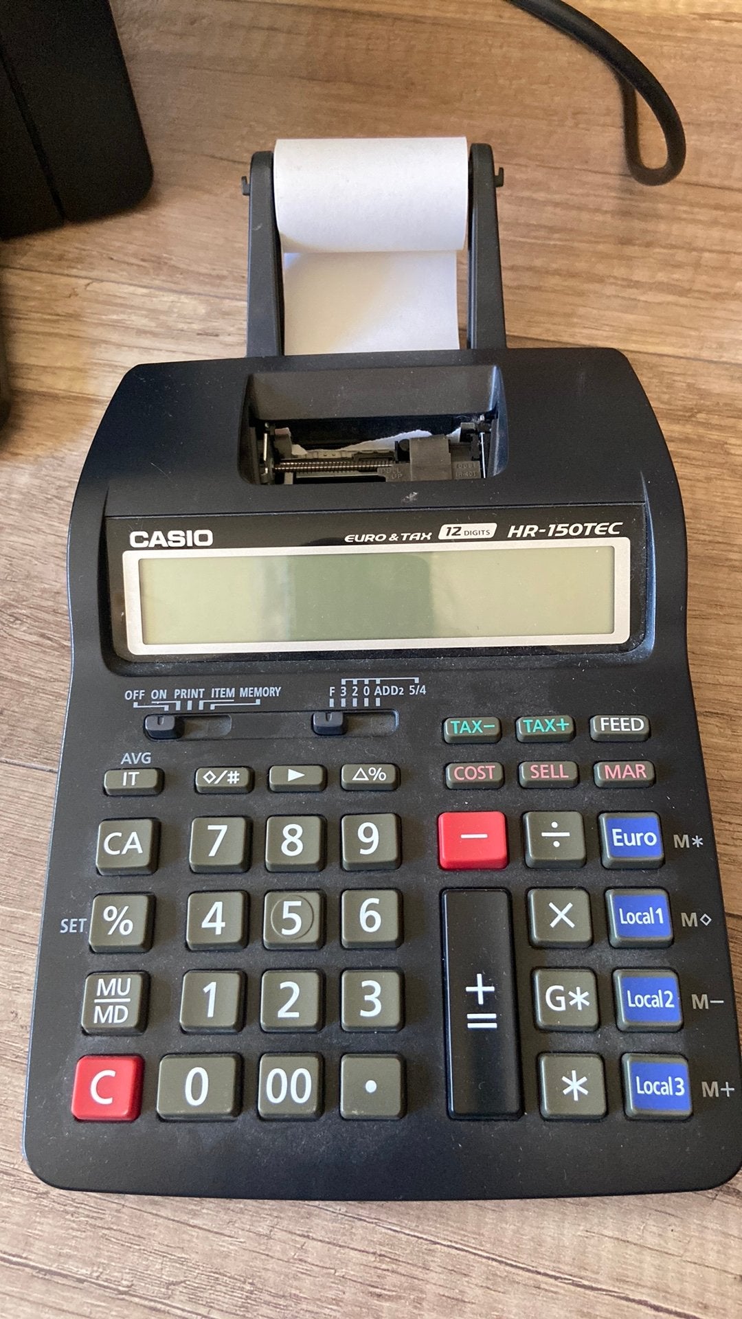 Casio rekenmachine met telrol, Ophalen, Computers en Rekenmachines