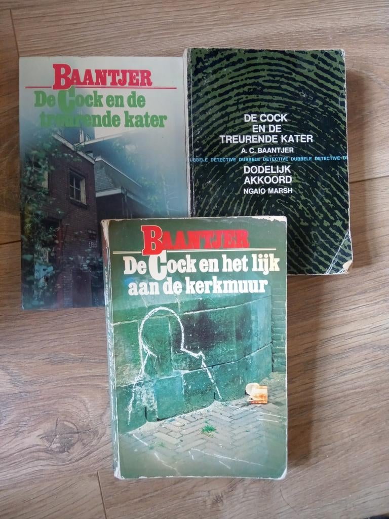 3 Baantjer boeken, Ophalen of Verzenden, Gelezen