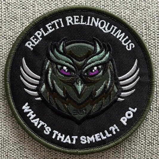 Patch RNLAF POL (Petrol Oil Lubricants), Verzenden, Luchtmacht, Nederland, Embleem of Badge