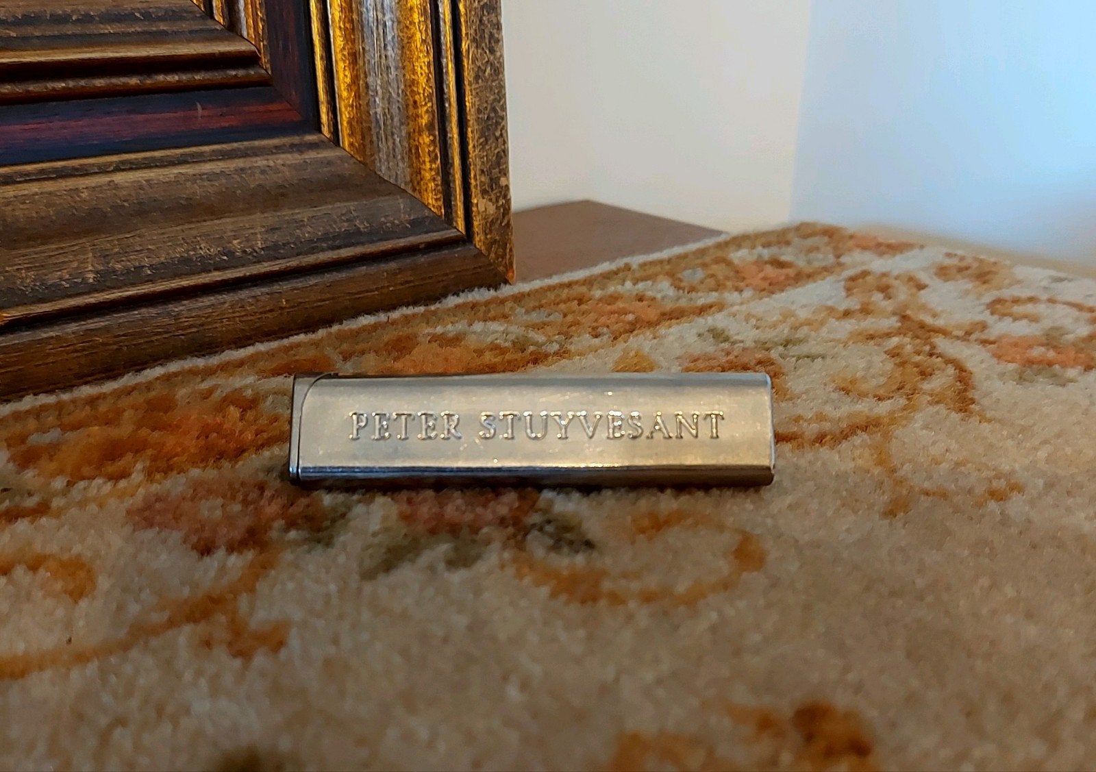 Nog Supermooie! vintage Peter Stuyvesant aansteker op gas, Ophalen of Verzenden, Gebruikt, Aansteker
