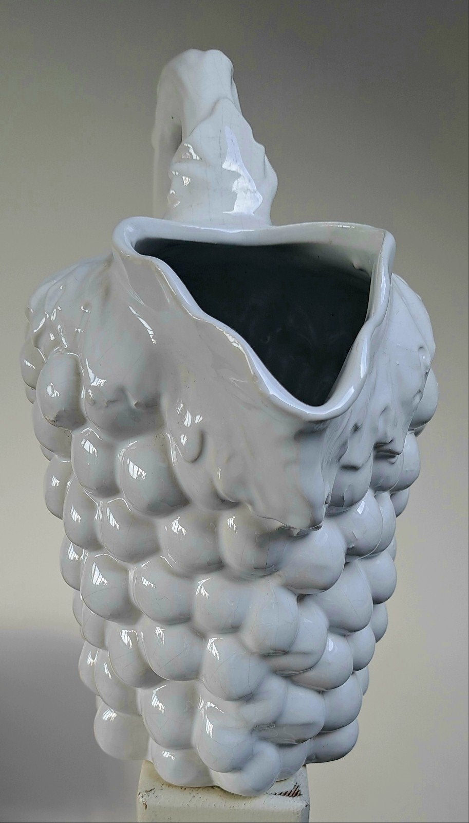 Witte schenkkan in druiventros vorm, Ophalen of Verzenden
