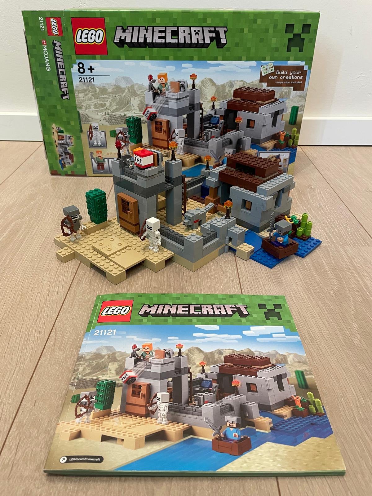 Lego Minecraft 21121 - De woestijnuitkijkpost, Inclusief instructies, Minecraft, Lego, Ophalen of Verzenden