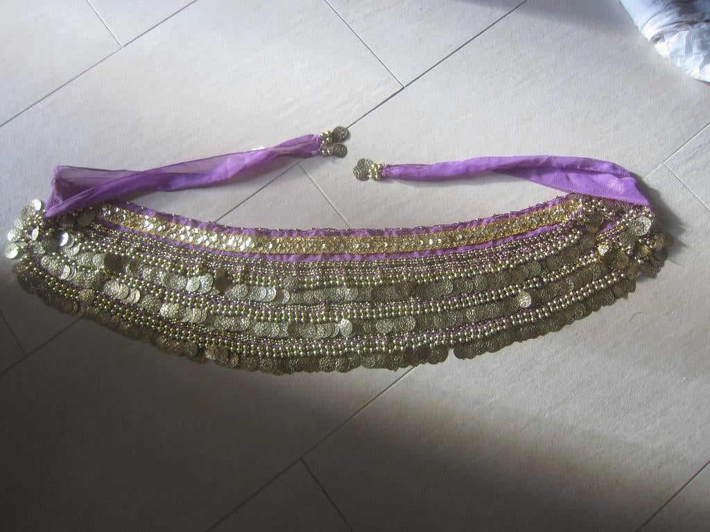 buikdansen bellydance hoge kwaliteit heupsjaal munten vol, Sport en Fitness, Dansen, Zo goed als nieuw, Kleding, Ophalen of Verzenden