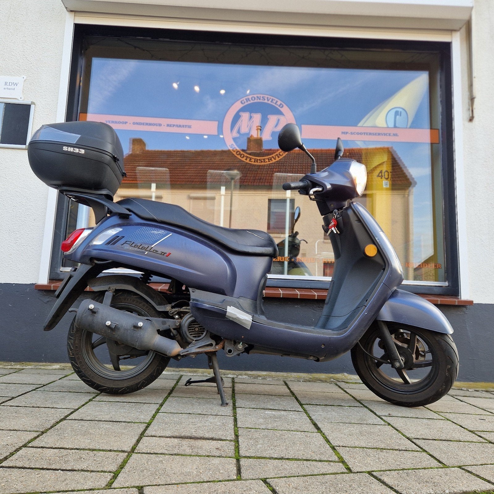 Te koop sym fiddle 2 45km/gele plaat 51ste eigenaar, Ophalen of Verzenden, Gebruikt, Benzine, Fiddle