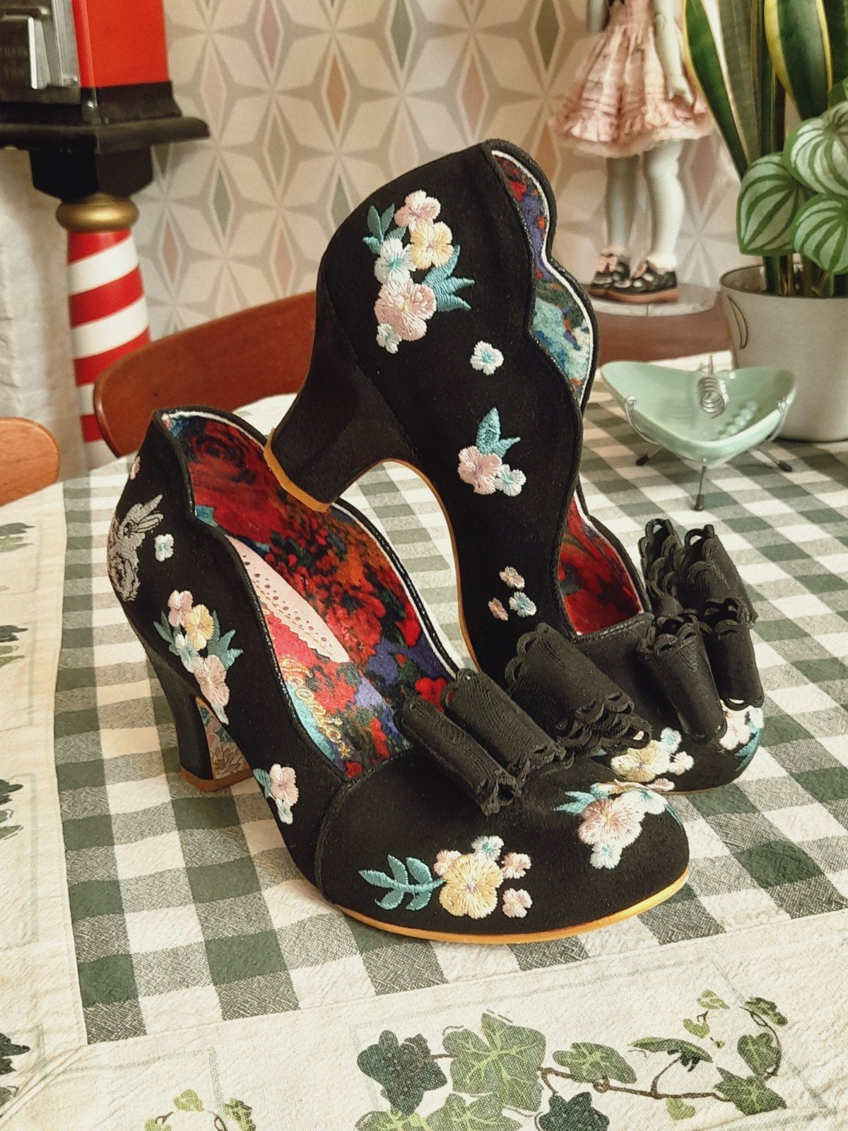 Irregular Choice Hakken Schoenen Retro Vintage mt. 41, Kleding | Dames, Ophalen, Zo goed als nieuw, Zwart