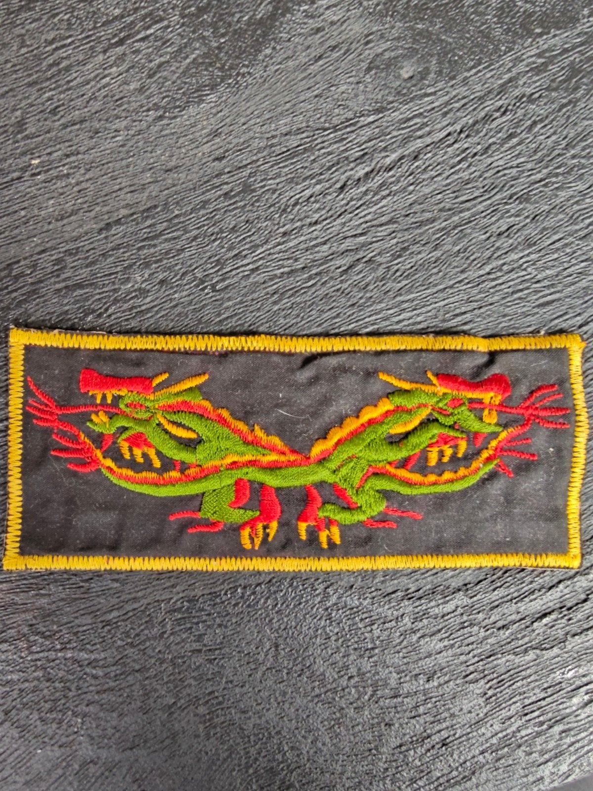 US Navy Liberty Patch Double Head Dragon Green red Yellow.., Ophalen of Verzenden, Marine, Amerika, Embleem of Badge