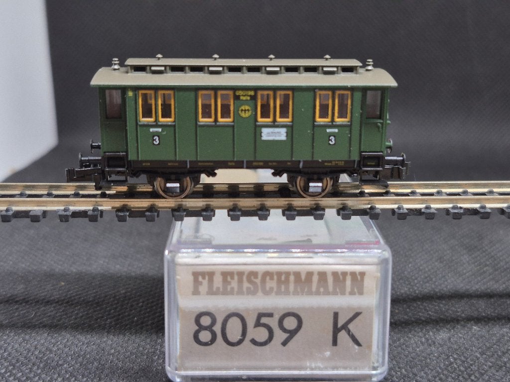 Fleischmann 8059 - DRG Personenwagen 3e Kl. Ci (16897), Gebruikt, Gelijkstroom, Fleischmann, Wagon