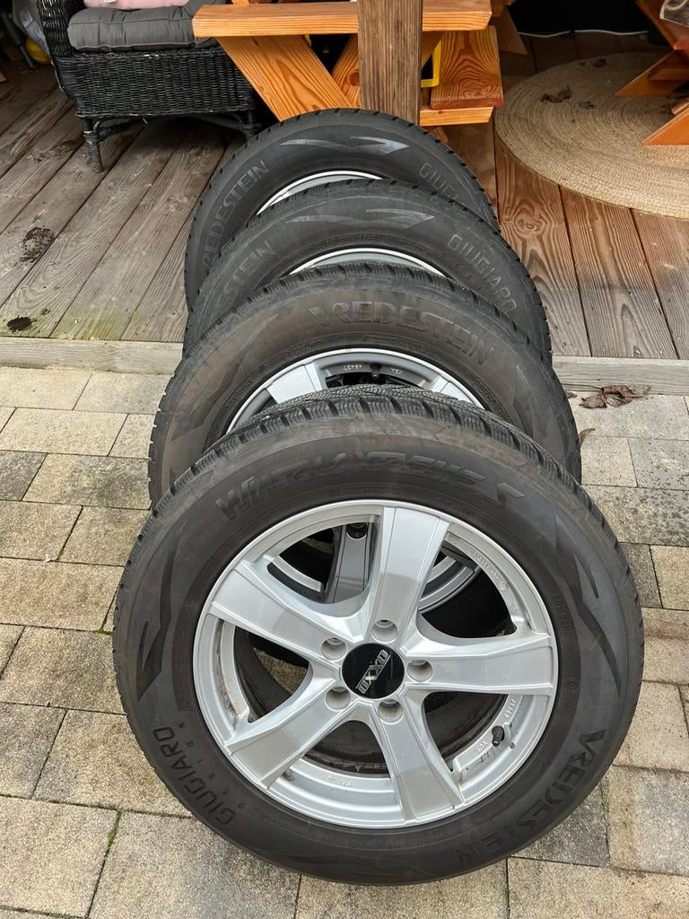 Winterbanden op aluminium velgen, Vredestein., Ophalen, Gebruikt