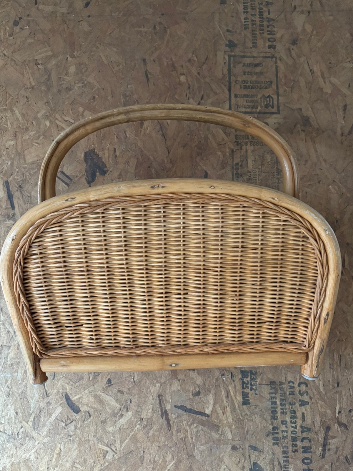 Rotan boekenmand, Ophalen, Zo goed als nieuw