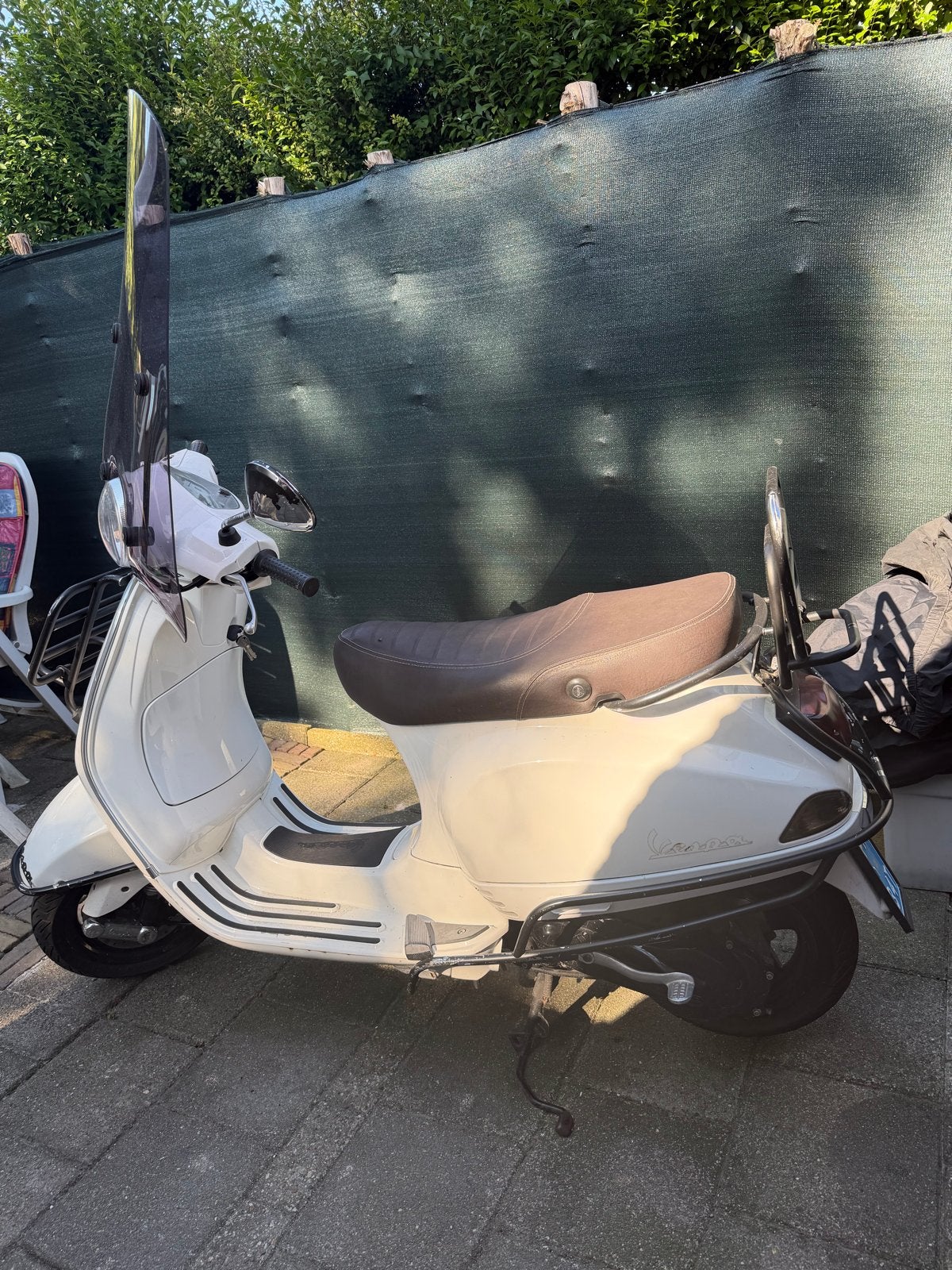 Vespa LX Scooter - Wit, Gebruikte Staat, Gebruikt, Maximaal 45 km/u, Ophalen of Verzenden, Benzine