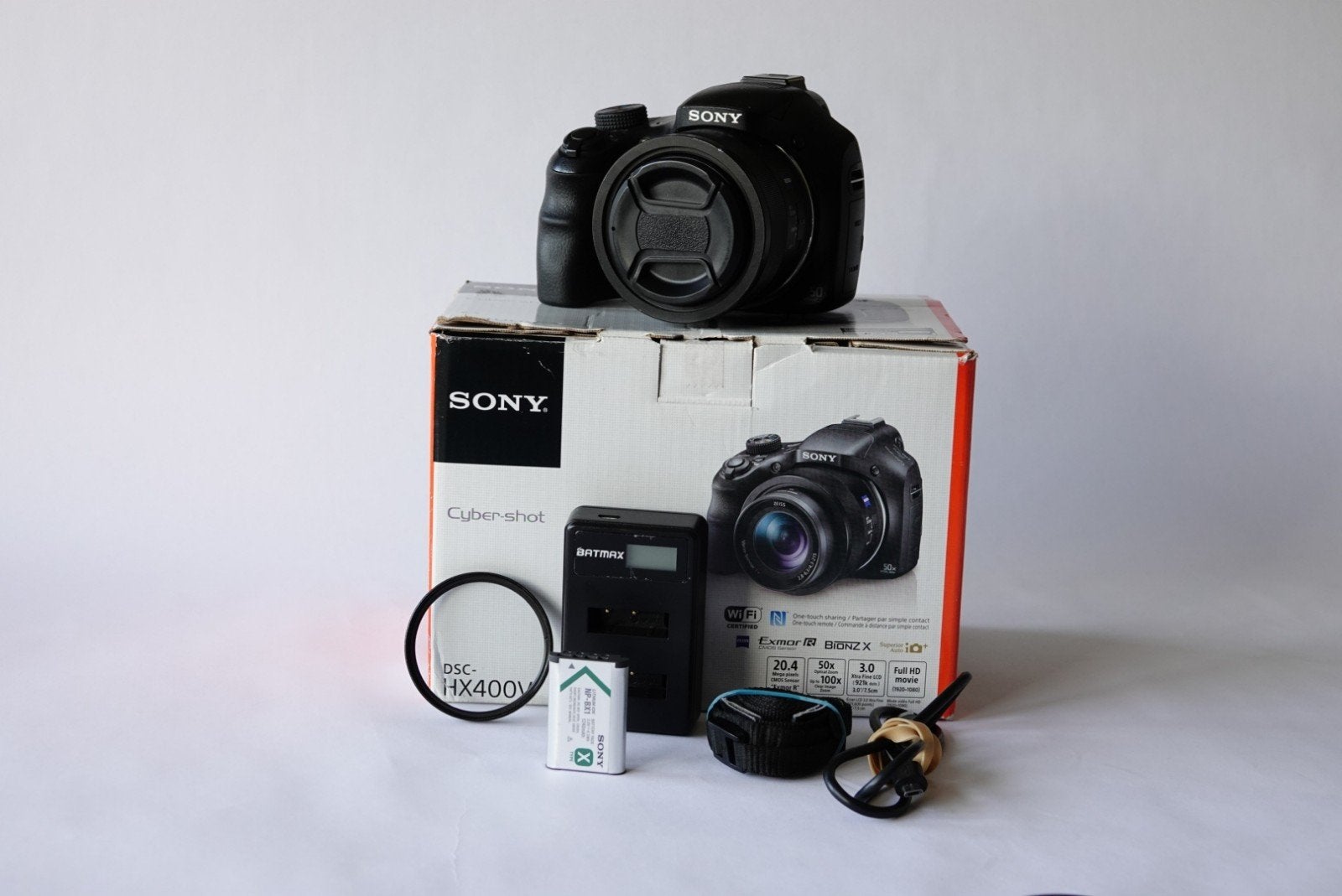 Sony dsc hx400v, Zo goed als nieuw, Compactcamera, Accu, Sony