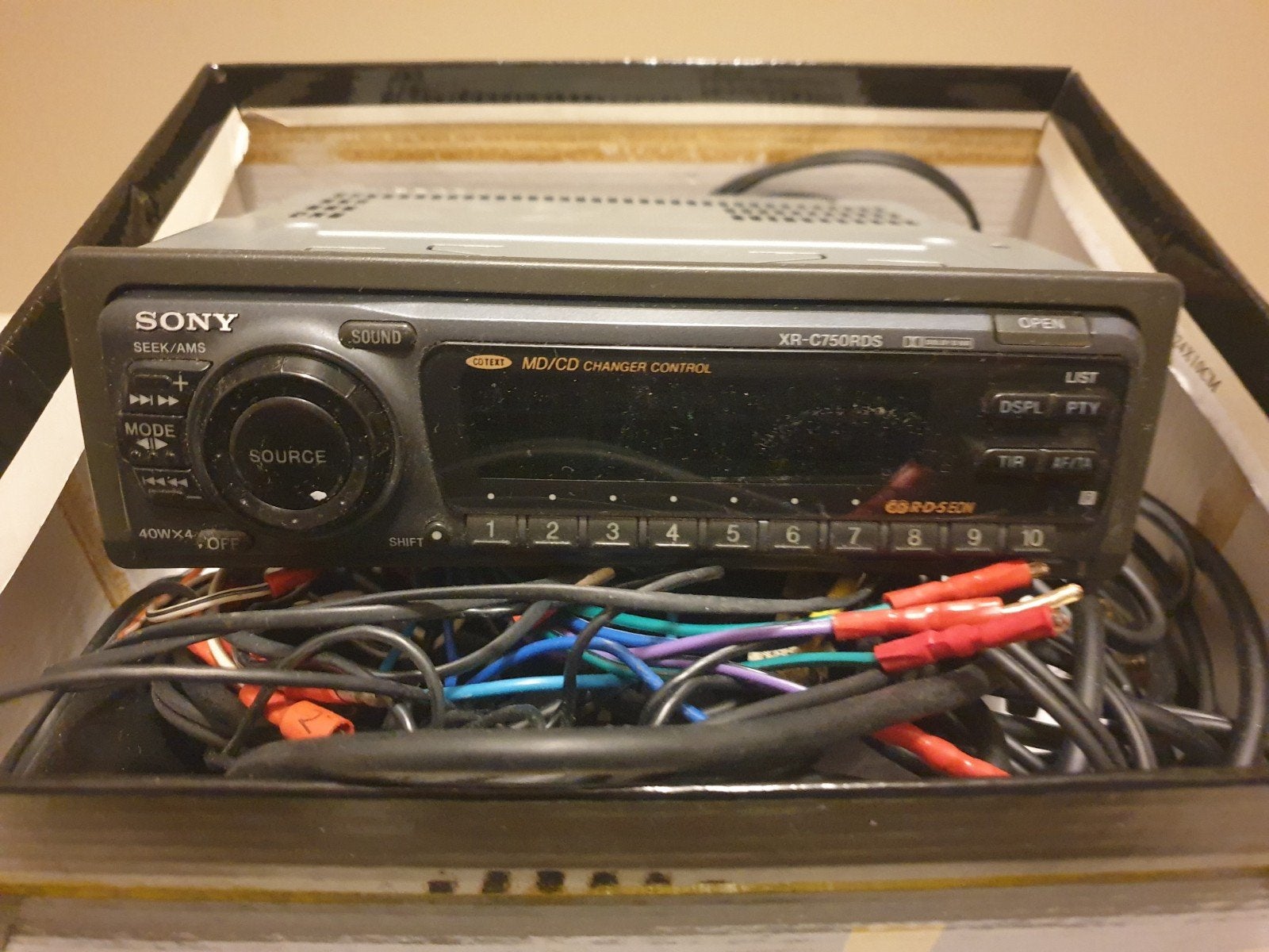 Sony autoradio type XRC750RDS, Auto diversen, Autoradio's, Ophalen of Verzenden