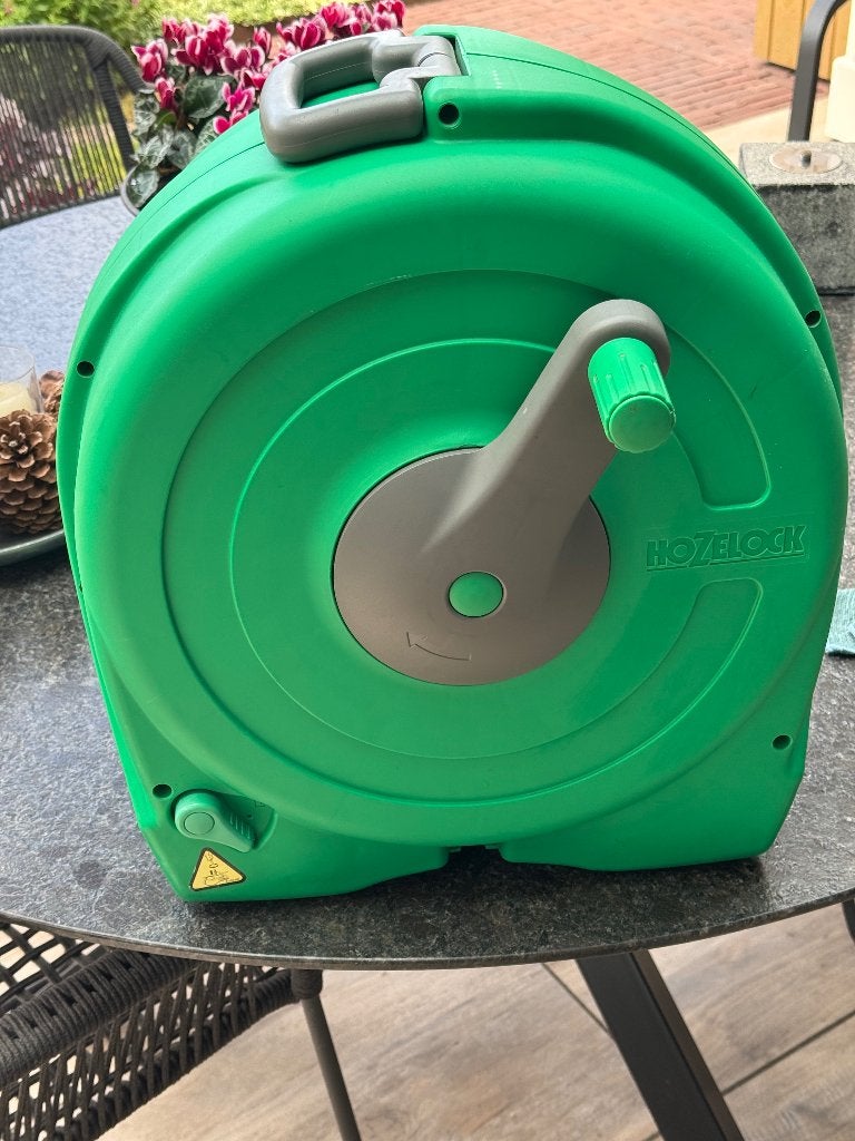 Wandslangenbox Hozelock 30 meter, Tuin en Terras, Ophalen, Gebruikt, Tuinslang