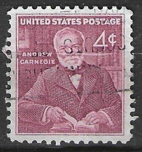 USA 1960 - Yvert 707 - Andrew Carnegie (ST), Verzenden, Gestempeld, Noord-Amerika
