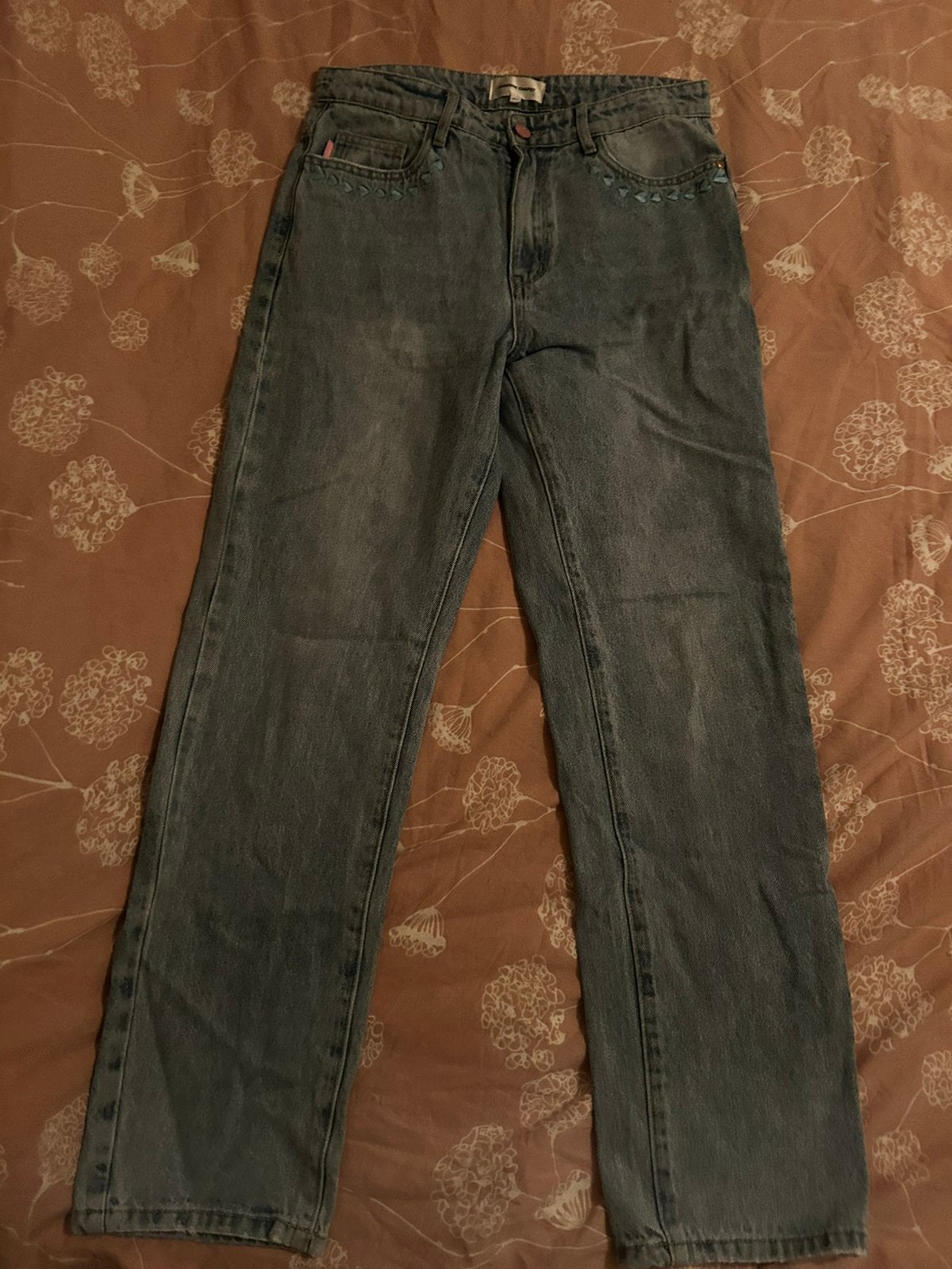 Fabienne Chapot jeans met hartjes borduursel, Ophalen, Nieuw, Blauw, W28 - W29 (confectie 36)