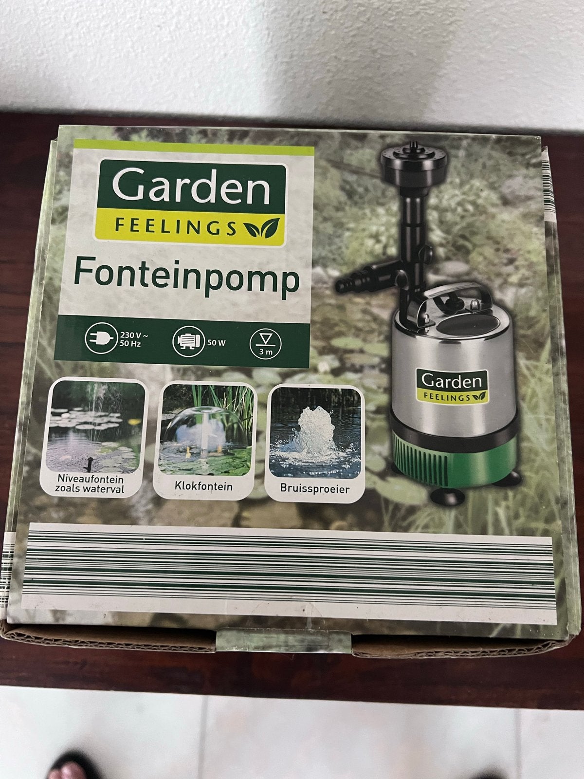 Garden Feelings Fonteinpomp - Nieuw in doos, Ophalen of Verzenden, Nieuw, Kunststof, Fontein