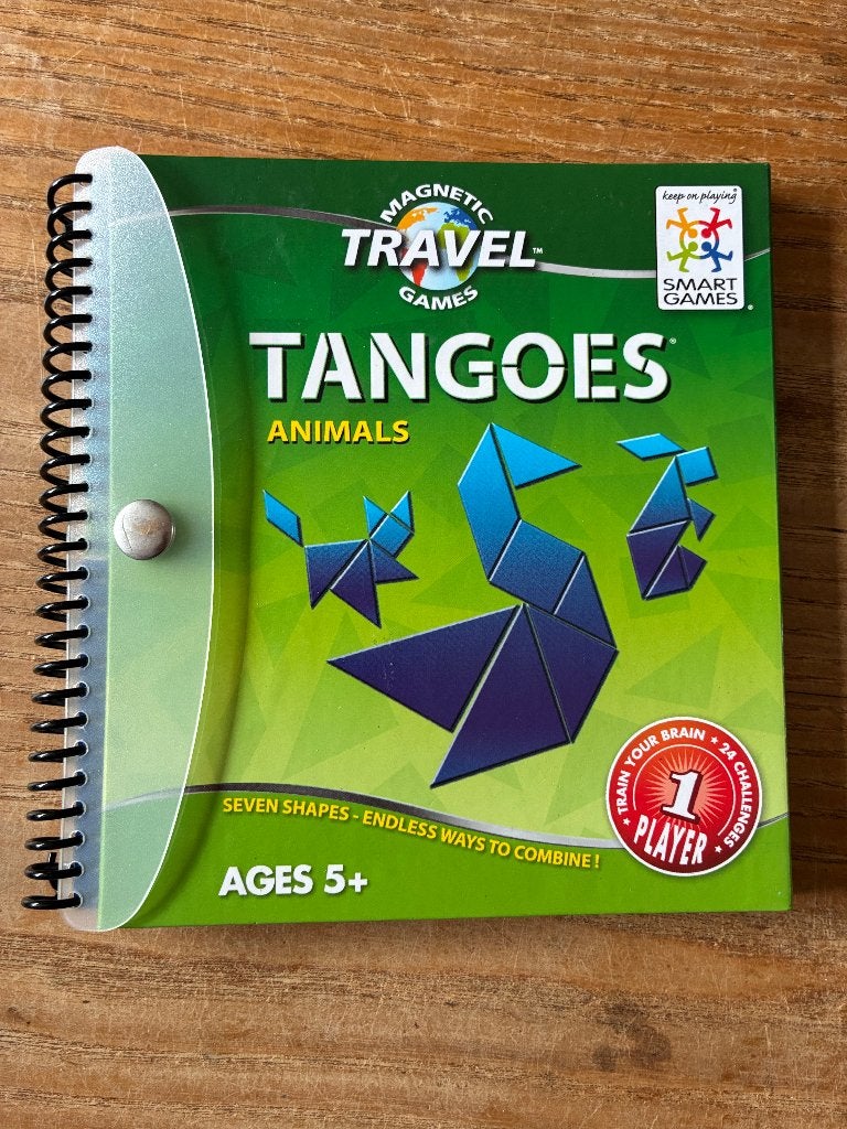 Smart Games - Tangoes animals (5+jaar), Ophalen of Verzenden, Minder dan 500 stukjes, Zo goed als nieuw, Rubik's of 3D-puzzel