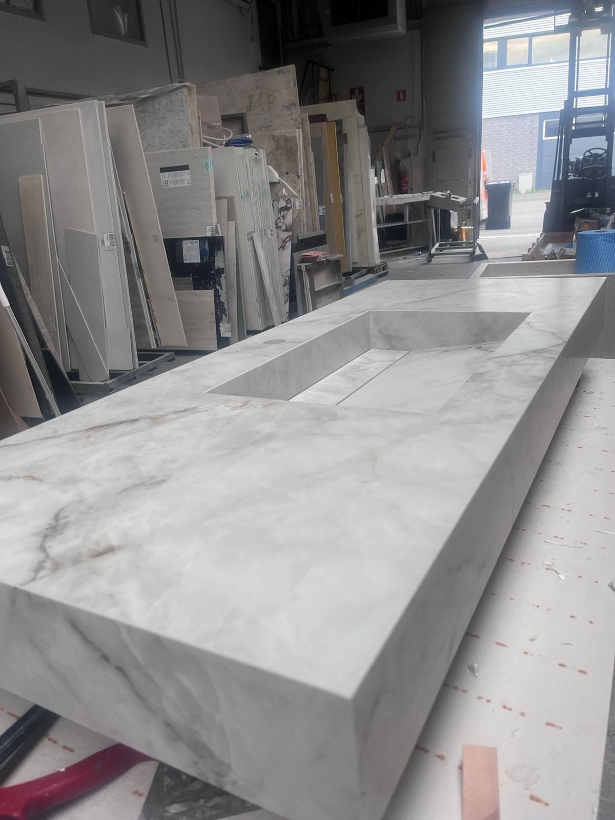 Keramische wasbak op maat - 120 cm, Ophalen, Nieuw
