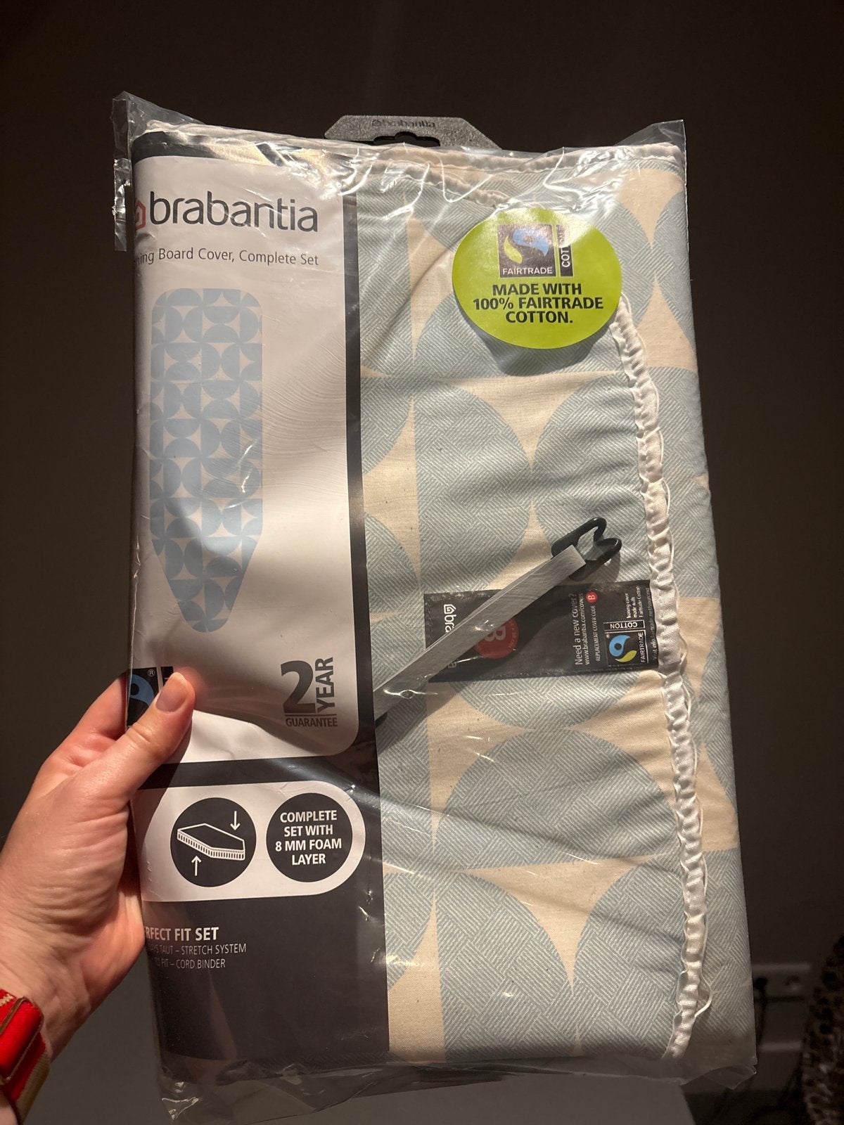Brabantia Strijkplankovertrek - 100% Fairtrade Katoen, Ophalen of Verzenden, Nieuw
