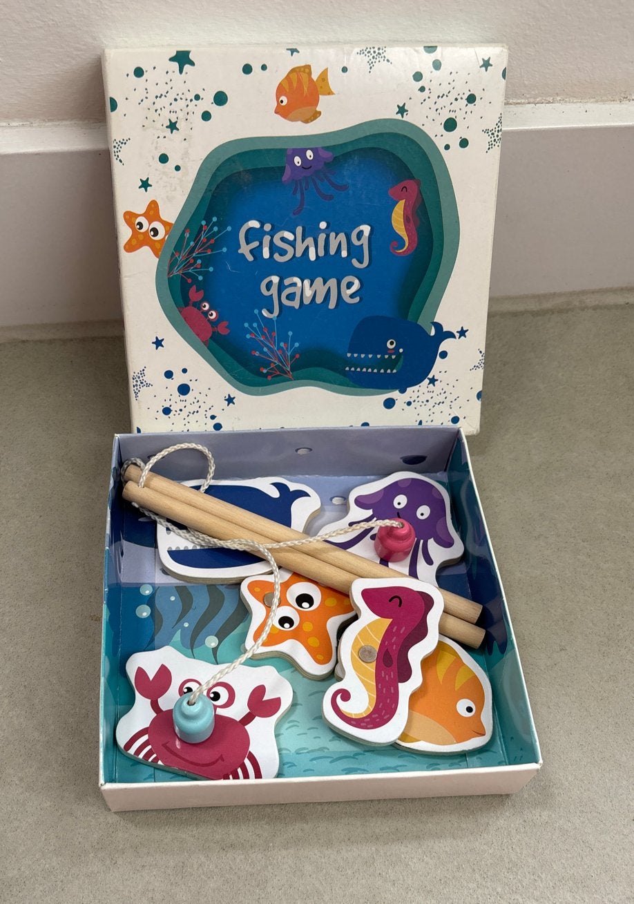 Leuk klein magnetisch visspel voor kinderen, Ophalen of Verzenden, Zo goed als nieuw, Overige typen