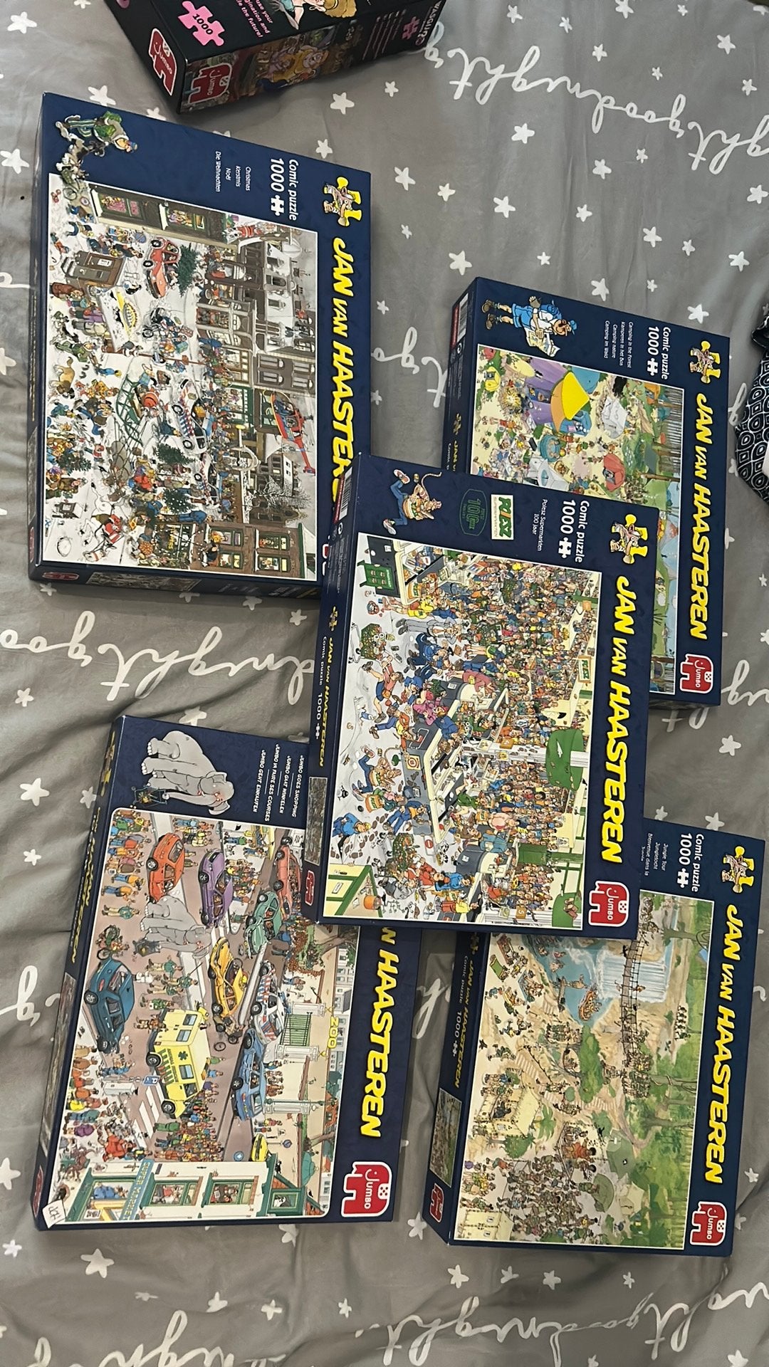 Jan van Haasteren puzzels, Hobby en Vrije tijd, Ophalen of Verzenden, 500 t/m 1500 stukjes, Zo goed als nieuw
