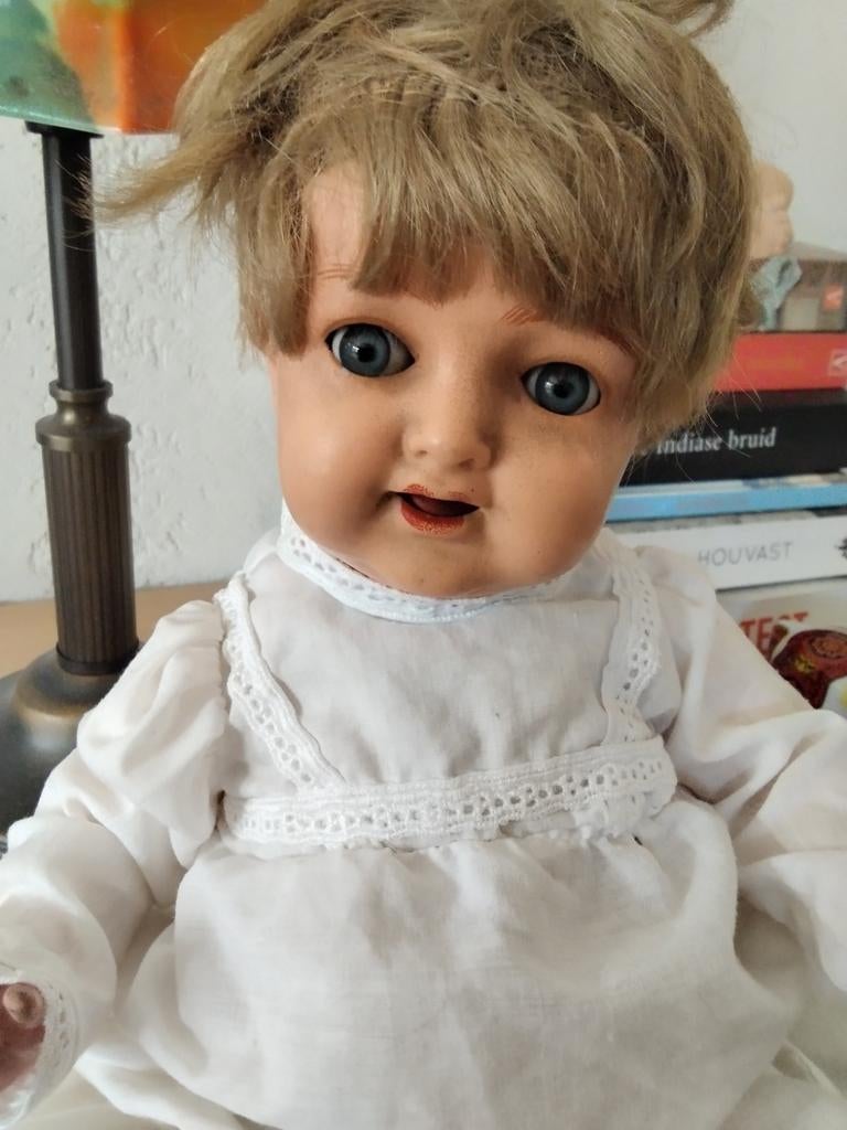 Heubach Koppelsdorf antieke pop 342.3, Ophalen of Verzenden, Gebruikt, Pop