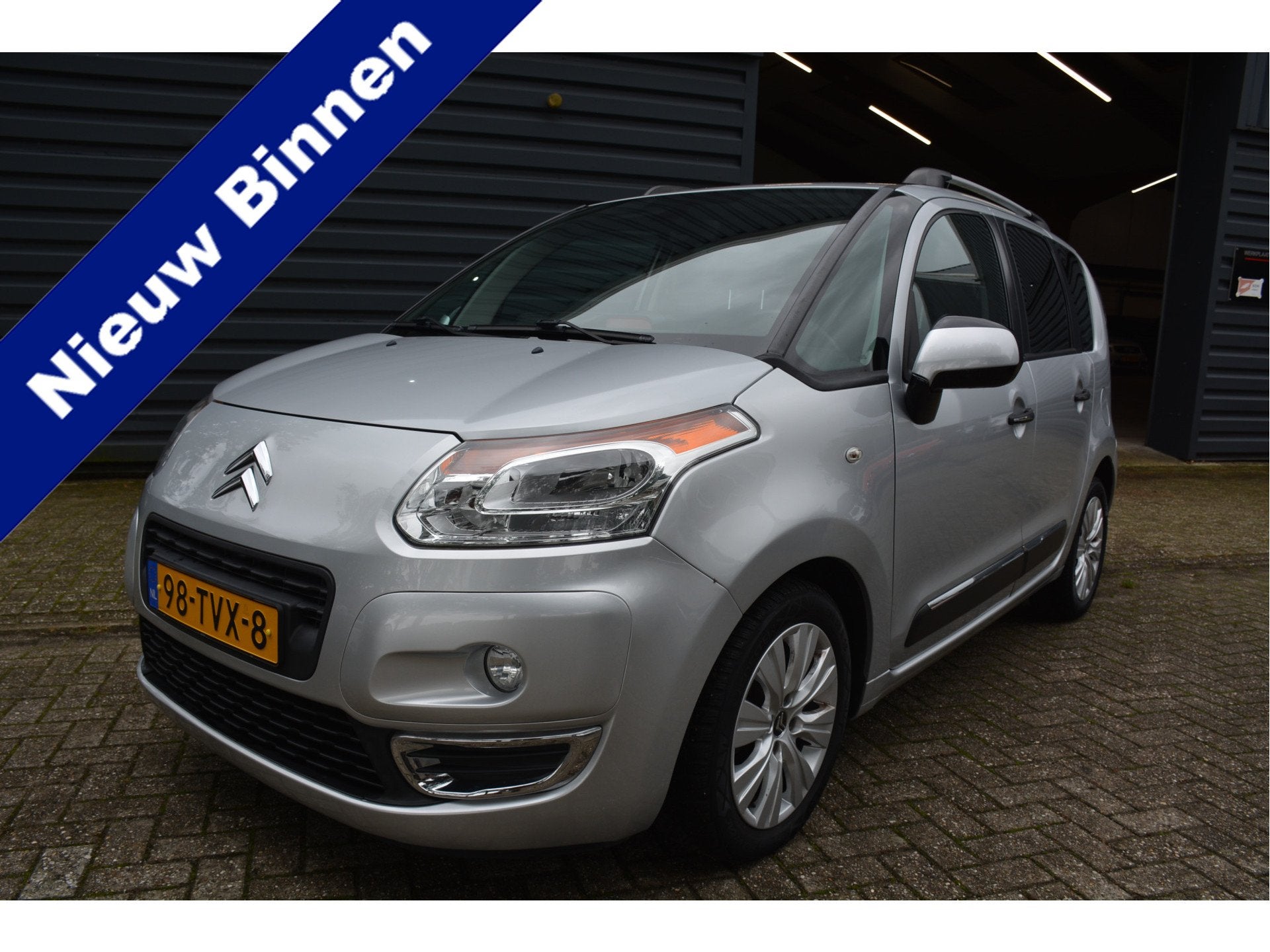 Citroën C3 Picasso 1.6 VTi Exclusive Automaat Trekhaak Clim, Auto's, Euro 5, Gebruikt, Zwart, 4 cilinders