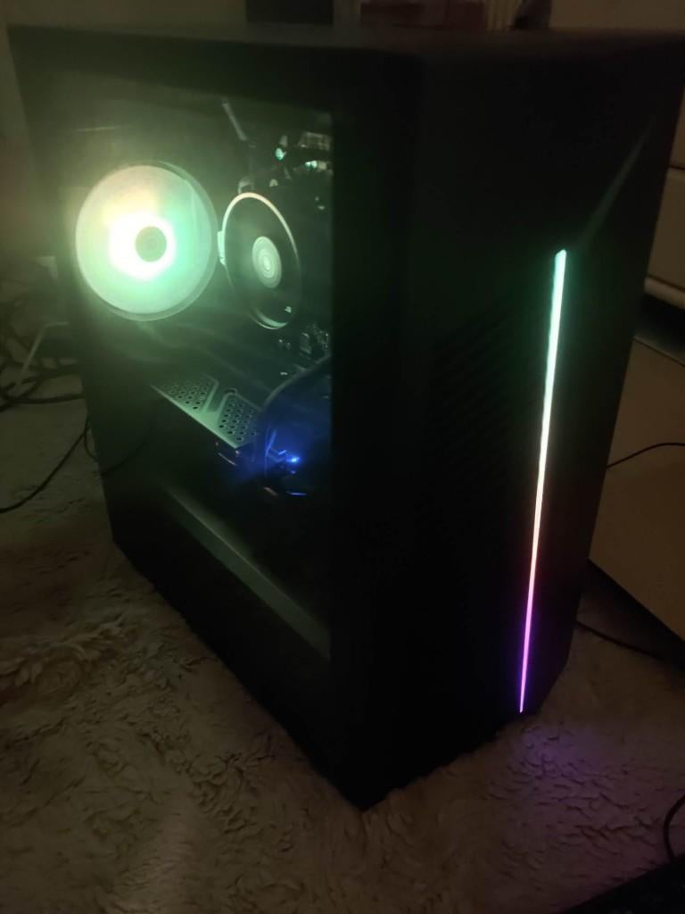 Nox RGB Game PC Ryzen 3, 16GB, Radeon RX 580 8GB, Computers en Software, Desktop Pc's, Met monitor, Zelf gebouwde pc, Virtual Reality