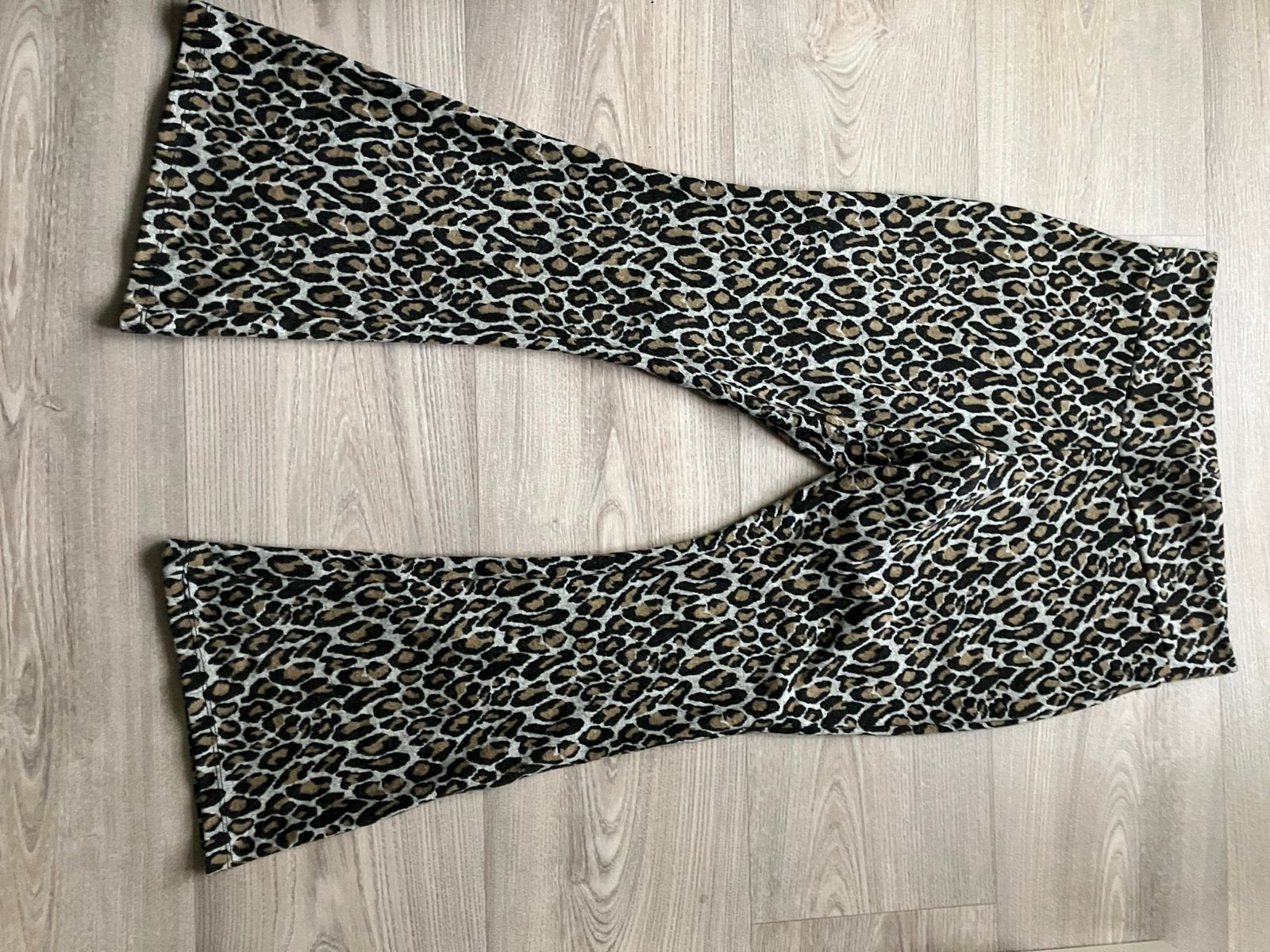 Soepele broek met panterprint ***GRATIS ***, Ophalen, Bruin, Maat 42/44 (L), Lang