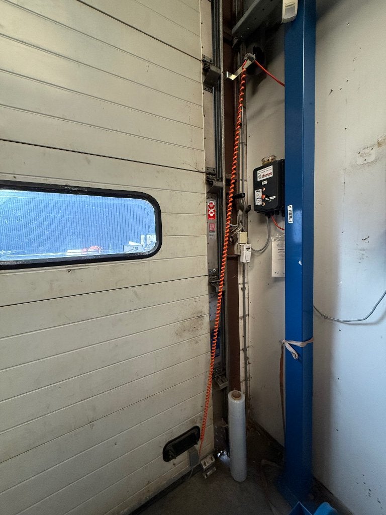 Industriële overheaddeur | 4,5 m breed | Wezep, Doe-het-zelf en Verbouw, Ophalen, Garagedeur, Kunststof, Gebruikt