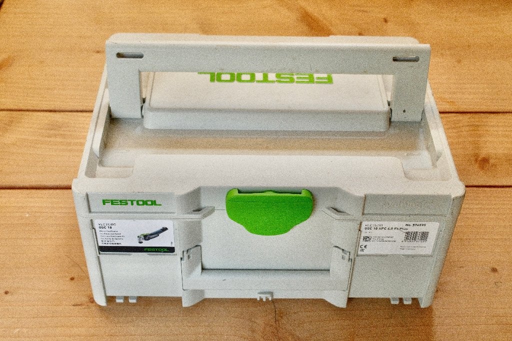 Festool OSC 18 Basic + SYS3 Systainer, Doe-het-zelf en Verbouw, Gereedschap | Handgereedschap, Ophalen, Gebruikt, Overige typen