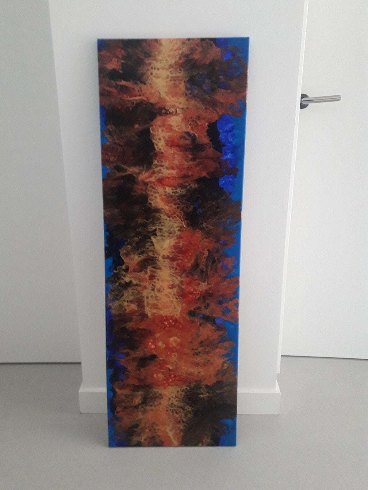 epoxy abstract op canvas 120 x 40 cm, Ophalen