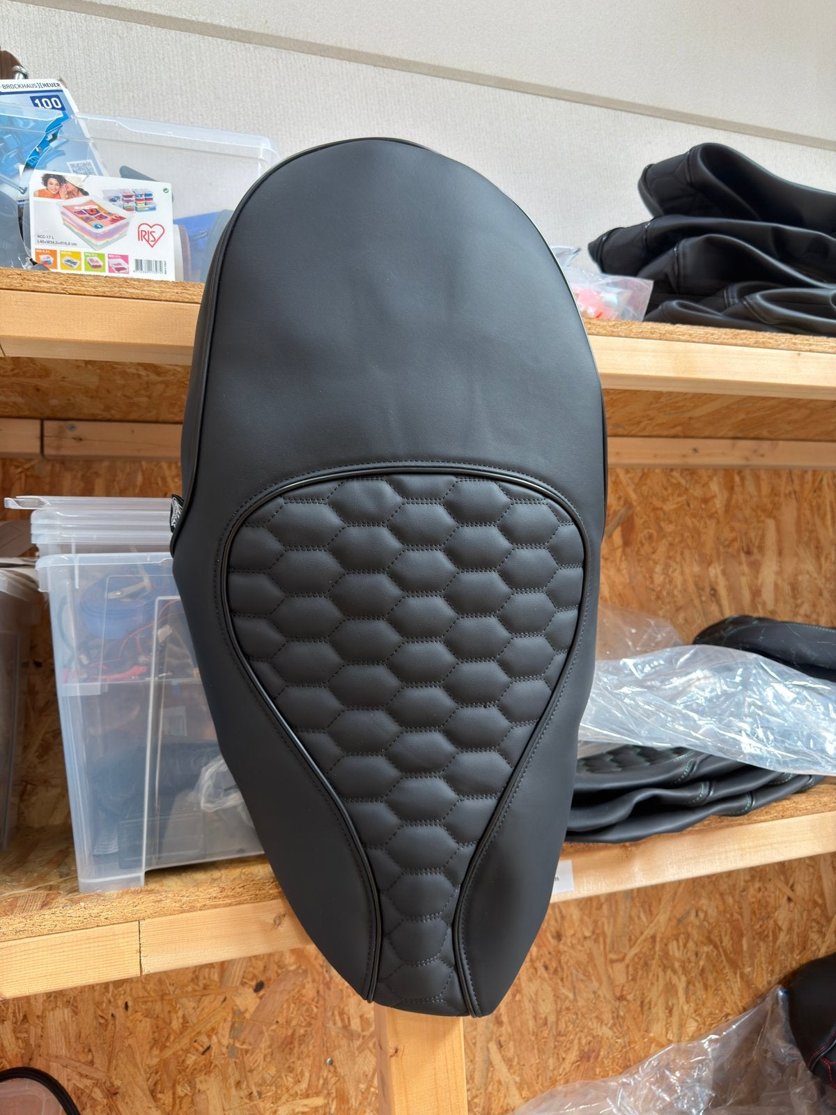Vespa RS zadelhoes single seat , kunstleer, Ophalen of Verzenden, Nieuw, Zadel, Vespa