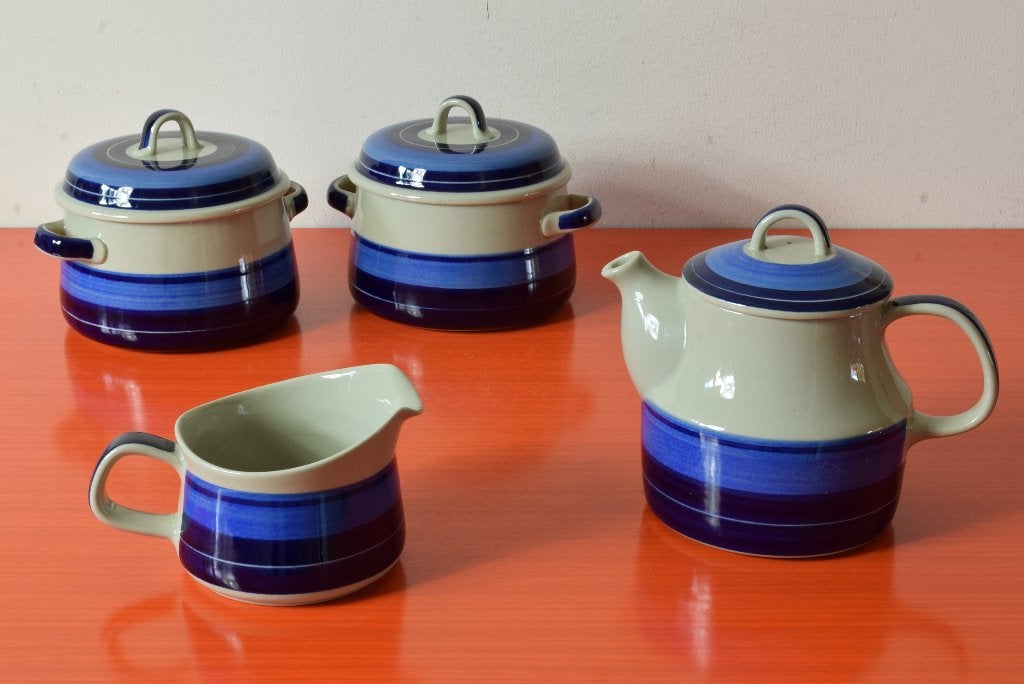 Retro vintage Rörstrand Sweden serviesgoed - decor Mira Mare, Keramiek, Overige typen, Ophalen of Verzenden, Zo goed als nieuw