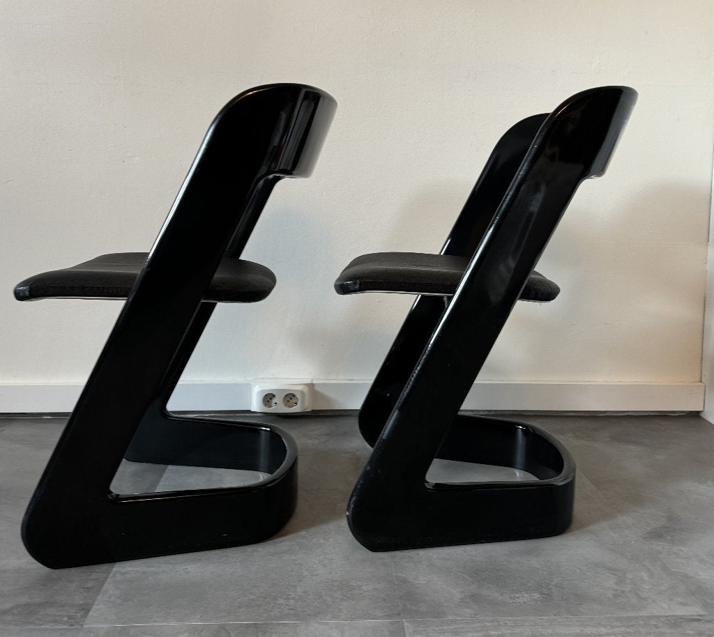 2 Peter Ghyczy stoelen, Huis en Inrichting, Ophalen, Stof, Gebruikt, Twee