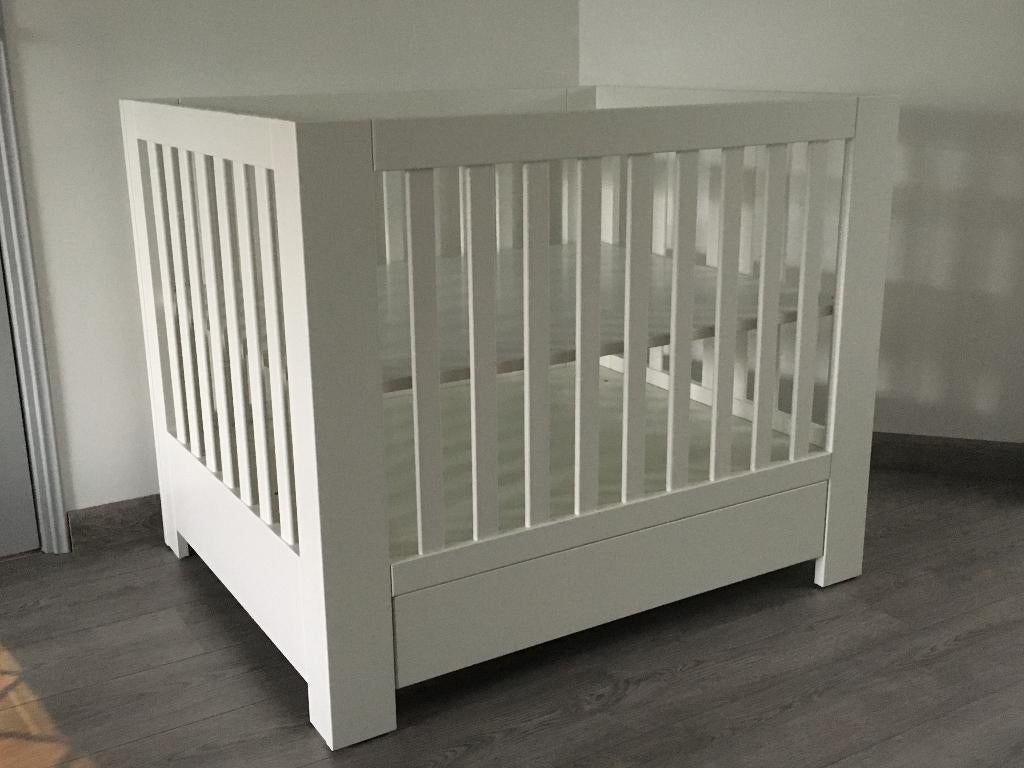 Kidsmill Alaska Box wit met lade, Kinderen en Baby's, Boxen, Ophalen, Gebruikt, Rechthoekig, In hoogte verstelbaar