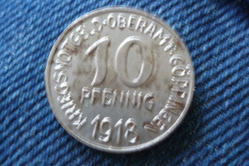 Duitsland - Kriegsnotgeld 10 pfennig 1918 Oberamt-Goppingen, Postzegels en Munten, Ophalen of Verzenden, Duitsland, Losse munt