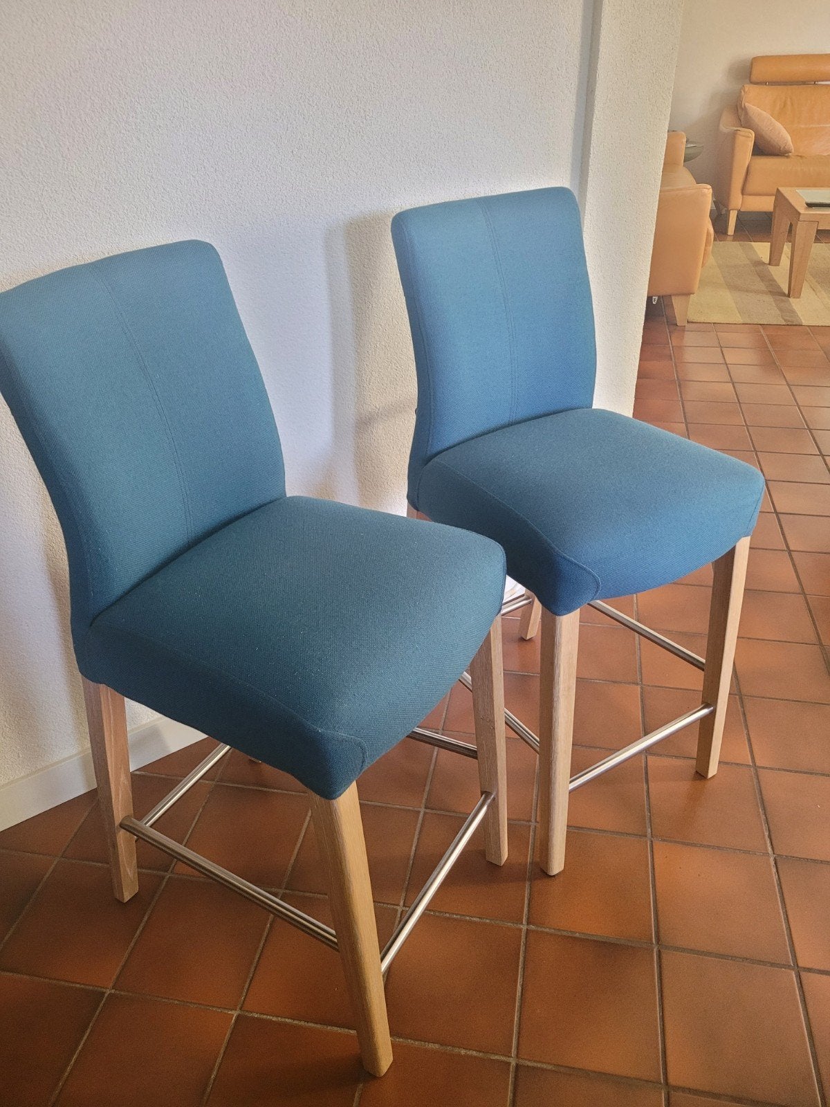 2 Henders & Hazel barkrukken, 2 krukken, Ophalen, Gebruikt, 60 tot 90 cm
